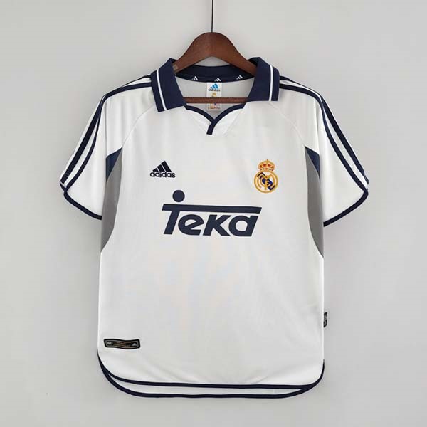 Tailandia Camiseta Real Madrid Replica Primera Ropa Retro 2000 2001